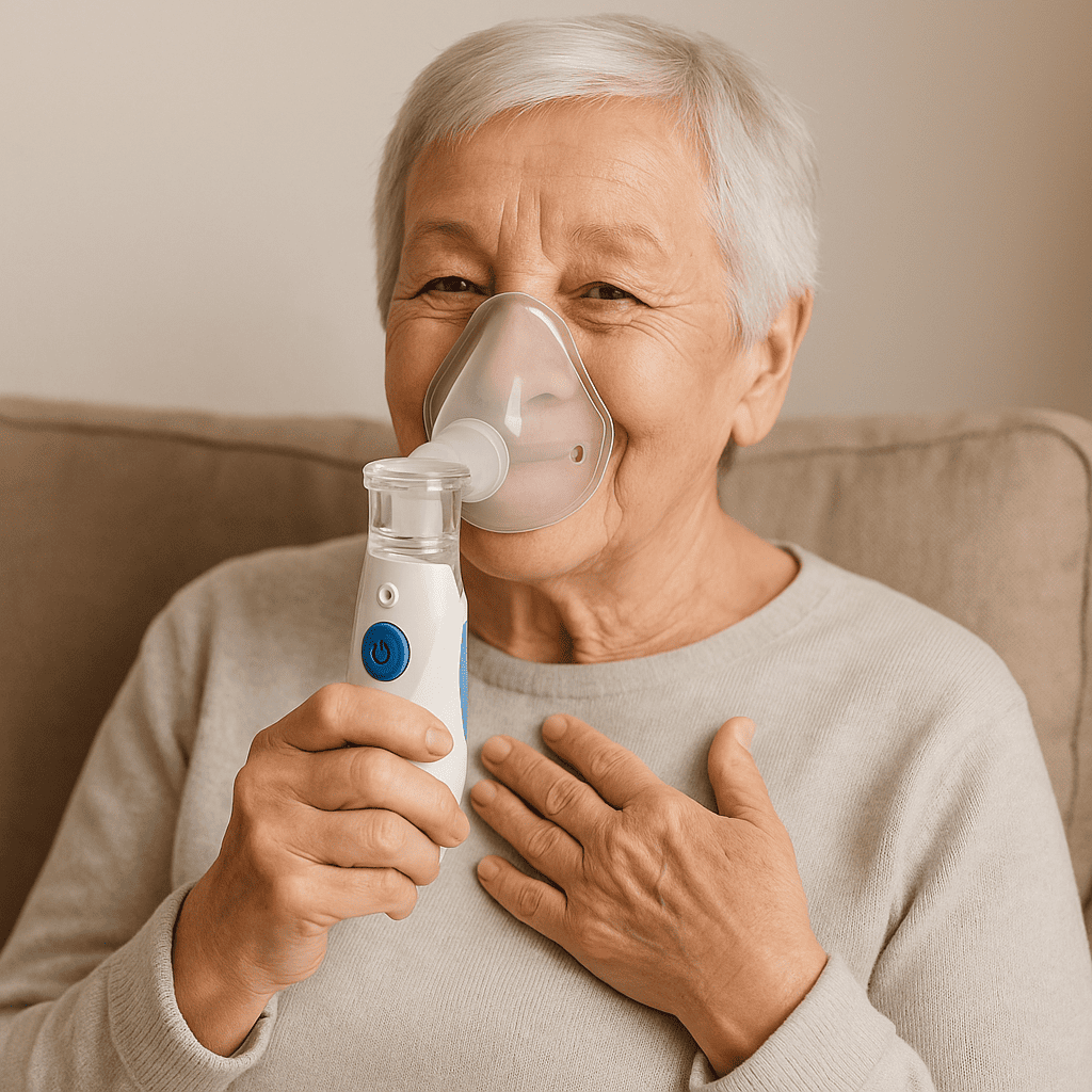 Nebulizador Brezzo e Inalador Portátil - Ultra Silencioso