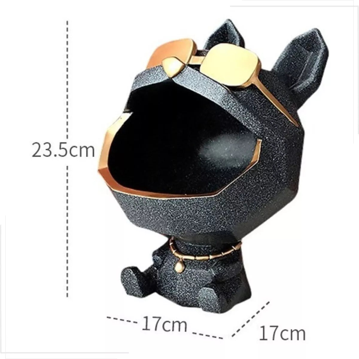 Bulldog Porta Objetos Nero – Edição Limitada Brezzo