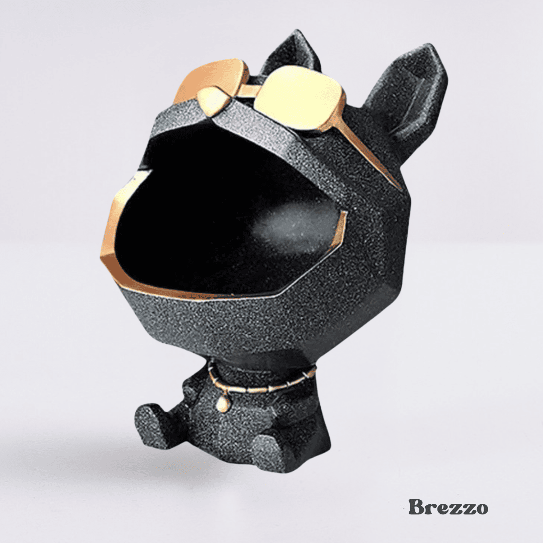 Bulldog Porta Objetos Nero – Edição Limitada Brezzo