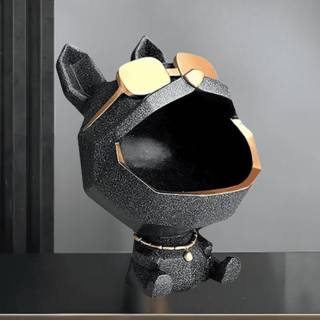 Bulldog Porta Objetos Nero – Edição Limitada Brezzo