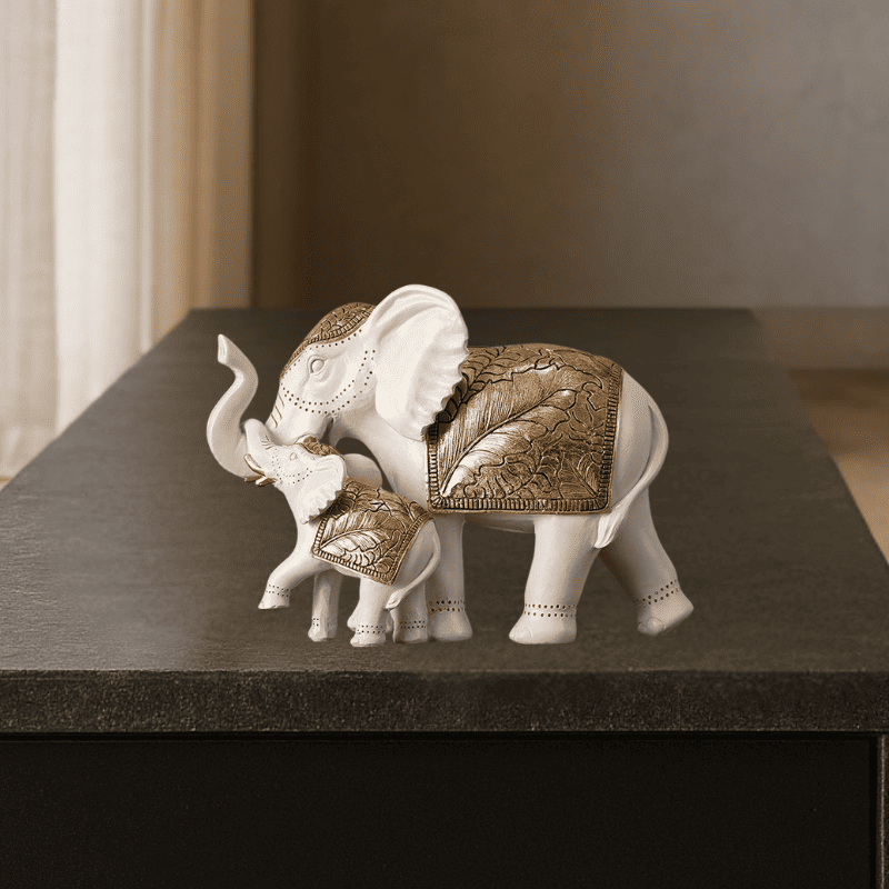 Escultura de Elefante Laços de Sabedoria