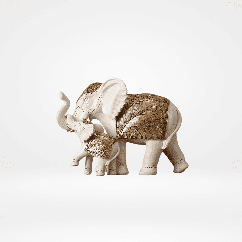 Escultura de Elefante Laços de Sabedoria