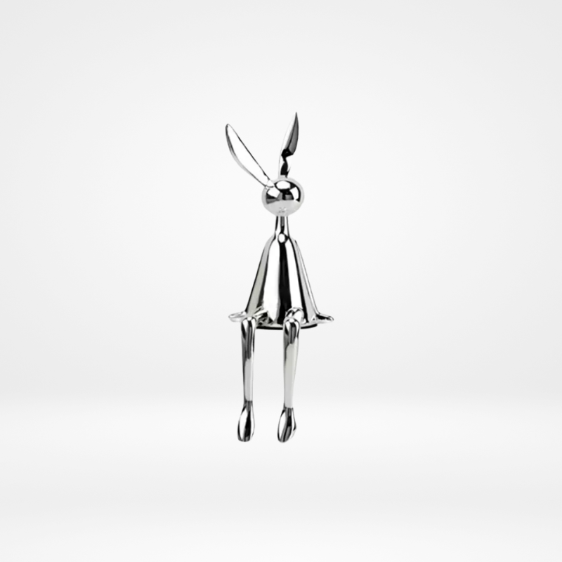 Lápin Forma – Escultura Abstrata Prata