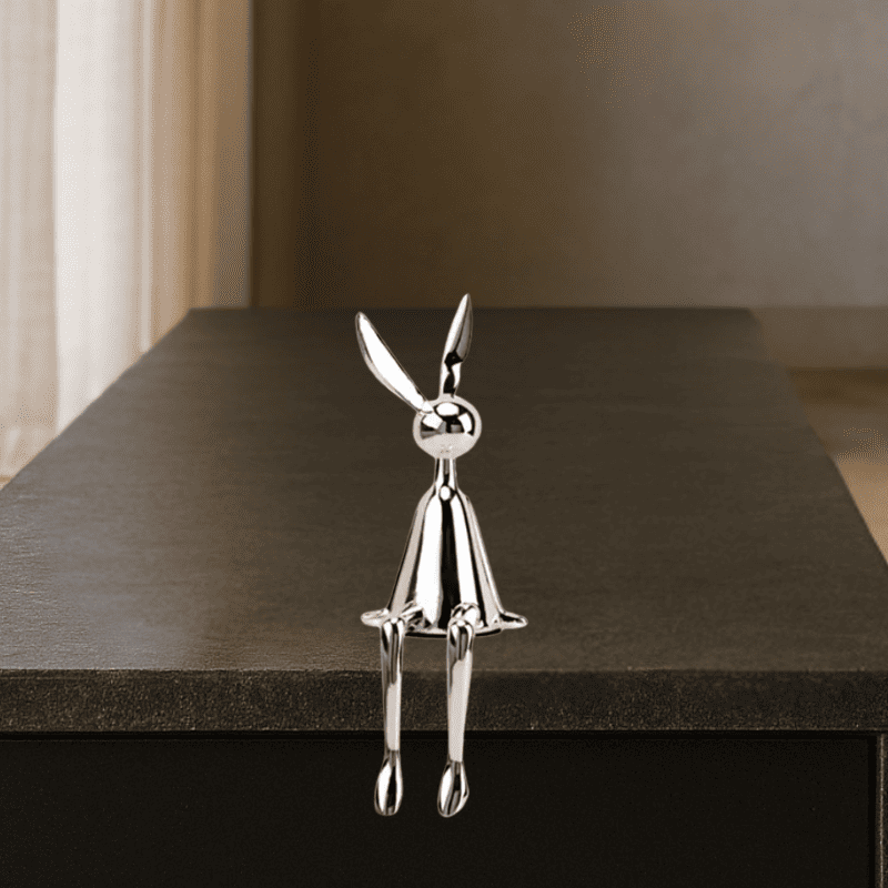 Lápin Forma – Escultura Abstrata Prata