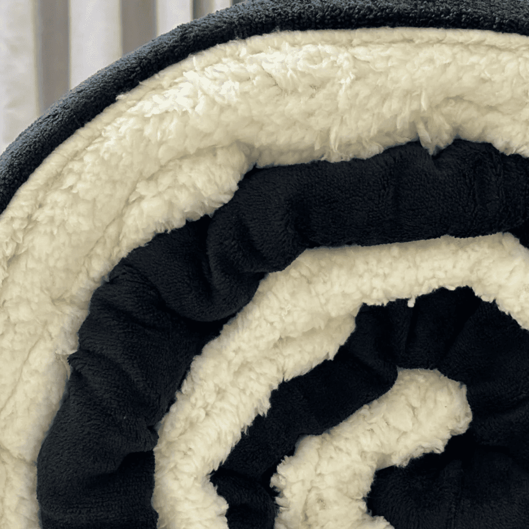 Cobertor Velut Brezzo – Dupla Face com Lã de Sherpa · Super Quente